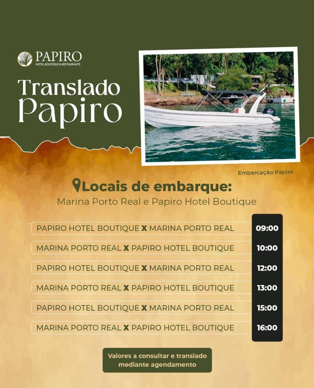 Pousada Papiro Boutique Ilha Grande Exterior foto